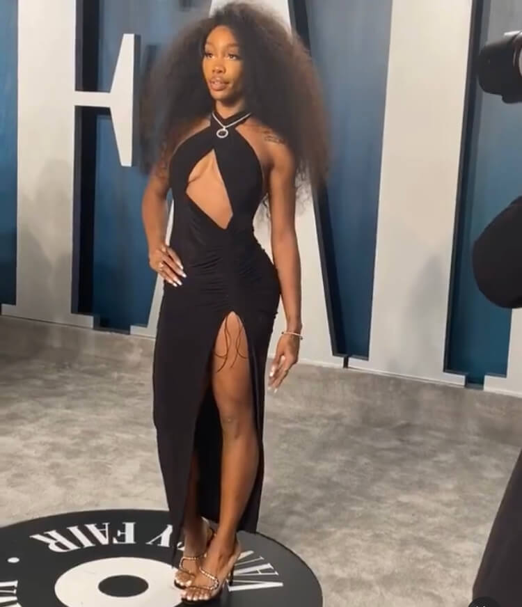 sza black dress ALLISON / Sparkling Black Wedding Dress with Removable Train